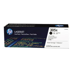 HP Confezione da 2 cartucce originali di toner nero ad alta capacità LaserJet 305X