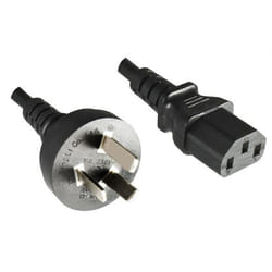 Microconnect PE150418 cavo di alimentazione Nero 1,8 m Spina di alimentazione di tipo I Accoppiatore C13