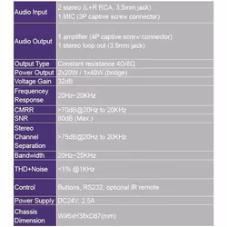 Vivolink VL120004 amplificatore audio 2.0 canali Casa Nero - Vista aggiuntiva 2
