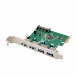 Microconnect MC-USB3.0-T4B, PCIe, USB 3.2 Gen 1 (3.1 Gen 1), VL805, 90 g, 174 mm, 132 mm