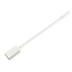 Microconnect AUDUSBFW cavo audio 0,2 m 3.5mm USB tipo A Bianco