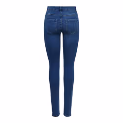 ONLY ONLROYAL High waist Skinny Fit Jeans Blu - Vista aggiuntiva 4
