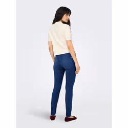 ONLY ONLROYAL High waist Skinny Fit Jeans Blu - Vista aggiuntiva 2