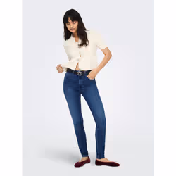 ONLY ONLROYAL High waist Skinny Fit Jeans Blu - Vista aggiuntiva 5