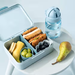 Done by Deer Tiny farm Contenitore per il pranzo Polipropilene (PP) Blu 1 pz - Vista aggiuntiva 4