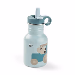 Done by Deer Tiny farm 350 ml Acciaio inox, Silicone Blu - Vista aggiuntiva 2
