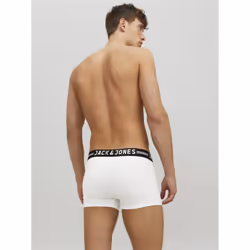 Jack & Jones 5712833644188 Pantaloncino Boxer corto Nero, Bianco, Grigio - Vista aggiuntiva 4