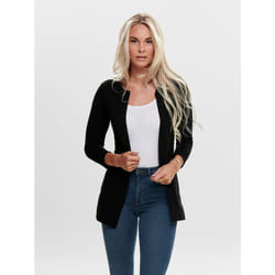 ONLY 15112273 Cardigan Scollo rotondo Manica a 7/8 Elastan, Poliestere