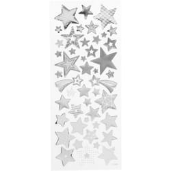 Creativ Company 29153 sticker decorativi Lamina Argento 52 pz