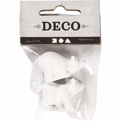 Creativ Company 69837 statuetta e statua ornamentale Nero, Bianco Resina