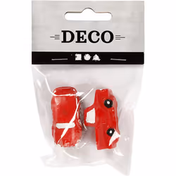 Creativ Company 69839 statuetta e statua ornamentale Nero, Rosso, Bianco Resina