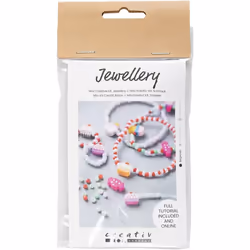 Creativ Company 970864, Set per la creazione di gioielli per bambini, 3 anno/i, Multicolore