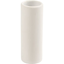 Creativ Company Vase vaso Vaso a forma di cilindro Terracotta Bianco
