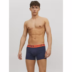 Jack & Jones 5713232842120 Pantaloncino Boxer corto Borgogna, Blu marino, Grigio - Vista aggiuntiva 5