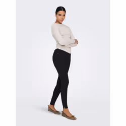 ONLY ONLKENDELL Mid waist Skinny Fit Ankle length Jeans Nero - Vista aggiuntiva 5