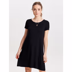 ONLY 15131237, Adulto, Femmina, Nero, L, Elastan, Viscosa, 95% Viscosa, 5% Elastan