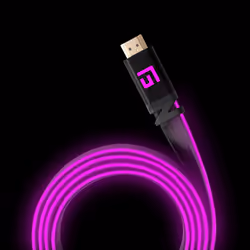 Floating Grip FG-HDMILED-150-PINK cavo HDMI 1,5 m HDMI tipo A (Standard) Nero