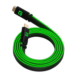 Floating Grip FG-HDMILED-300-GREEN cavo HDMI 3 m HDMI tipo A (Standard) Nero