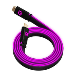 Floating Grip FG-HDMILED-300-PINK cavo HDMI 3 m HDMI tipo A (Standard) Nero