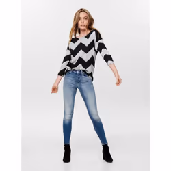 ONLY 15144286 Parte superiore (abbigliamento) Scollo rotondo Manica lunga Elastan, Poliestere - Vista aggiuntiva 5