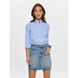 ONLY 15149877 Camicia Cotone, Elastan, Poliestere