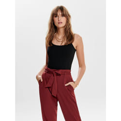 ONLY 15148401 Canottiera Senza maniche Cotone, Elastan