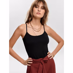 ONLY 15148401 Canottiera Senza maniche Cotone, Elastan - Vista aggiuntiva 6