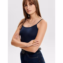 ONLY 15148401 Canottiera Senza maniche Cotone, Elastan - Vista aggiuntiva 6