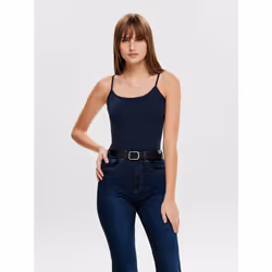 ONLY 15148401, Canottiera, Adulto, Femmina, Blu, Blue / Sky Captain, S