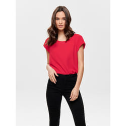 ONLY 15142784 Parte superiore (abbigliamento) Manica corta Elastan, Poliestere