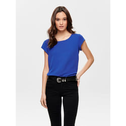 ONLY 15142784 Parte superiore (abbigliamento) Manica corta Elastan, Poliestere