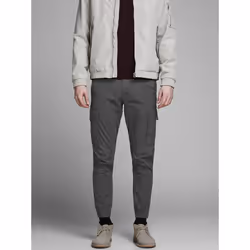 Jack & Jones 12140326, Cargo, Adulto, Grigio, Cotone, Elastan, Non candeggiare, Asciugatura naturale