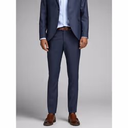 Jack & Jones 12141112, Adulto, Blu, Elastan, Poliestere, Lana, Non candeggiare, Non asciugare in asciugatrice, Non stirare