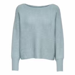 ONLY 15168705, Pullover, Adulto, Femmina, Verde, L, Scollo a barchetta