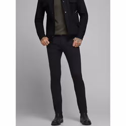 Jack & Jones 12152346, Nero, Jeans, Cotone, Elastan, Poliestere, Non candeggiare, Non asciugare in asciugatrice, Lavaggio del ...