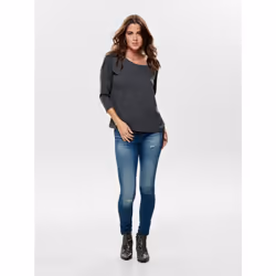 ONLY 15177776 Parte superiore (abbigliamento) Scollo rotondo Manica a 3/4 Elastan, Poliestere - Vista aggiuntiva 5