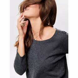 ONLY 15177776 Parte superiore (abbigliamento) Scollo rotondo Manica a 3/4 Elastan, Poliestere - Vista aggiuntiva 6