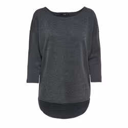 ONLY 15177776 Parte superiore (abbigliamento) Scollo rotondo Manica a 3/4 Elastan, Poliestere