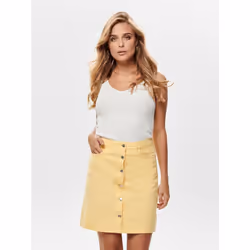 ONLY 15180497, Canottiera, Adulto, Femmina, Bianco, White / Cloud Dancer, S