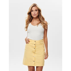 ONLY 15180497 Canottiera Collo a V Senza maniche Nylon, Viscosa