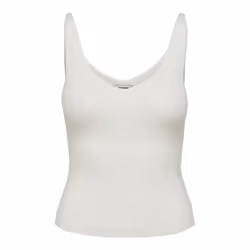 ONLY 15180497 Canottiera Collo a V Senza maniche Nylon, Viscosa