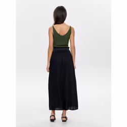 ONLY 15180497 Canottiera Collo a V Senza maniche Nylon, Viscosa