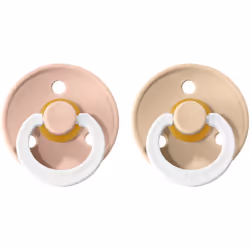 Tranquillizza subito il tuo bambino. Il ciuccio BIBS Colour Natural Rubber Size 1: 0+ months ha la stessa forma del capezzolo ...