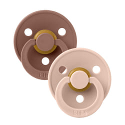 Bibs Colour Ciuccio classico Simmetrico Lattice Beige, Marrone