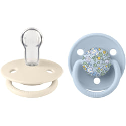 BIBS x Liberty De Lux One Size Ivory/ Baby Blue 2 pz
