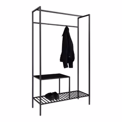 House Nordic 3604070 mensola e scaffale per utensili Truciolare Acciaio Nero - Vista aggiuntiva 4