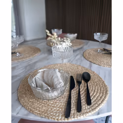 House Nordic 3984001 tovaglietta Rotondo Naturale 4 pz - Vista aggiuntiva 3