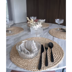 House Nordic 3984001 tovaglietta Rotondo Naturale 4 pz - Vista aggiuntiva 4