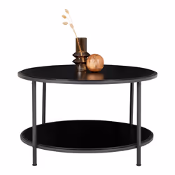 House Nordic 2101510 tavolino da caffè, comodino e consolle da soggiorno Tavolo da caffè Forma rotonda 4 gamba/gambe - Vista aggiuntiva 3