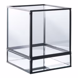 House Nordic Hurricane candelabro Vetro, Metallo Nero - Vista aggiuntiva 3
